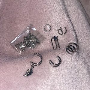 BNIB silver ear cuffs & jewelry